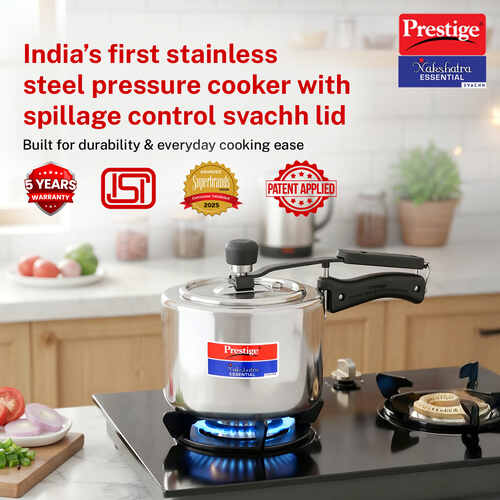  Prestige Nakshatra Essential Svachh Stainless Steel Pressure Cooker - Alternate View